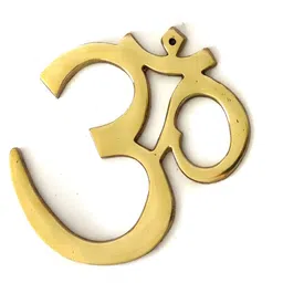 The Spiritual Living Deity Gold-Toned Glossy OM For Door Entrance Wall Decor-33