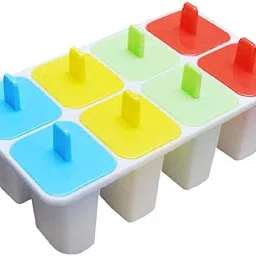 Ice Cream Candys Maker Multicolor Plastic, Silicone Ice Cube Tray-24