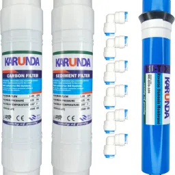 100 GPD RO Membrane, Carbon Sediment Filter for Water Purifiers Solid Filter Cartridge-image-59