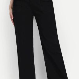 Women Relaxed Fit Mid Rise Black Jeans-image-21