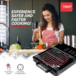 wegreet 2400 W Radiant Cooktop Touch Panel, Push Button, Jog Dial image 5