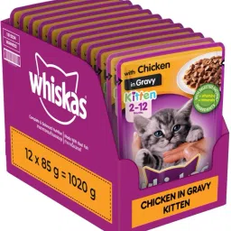(2 - 12 Months) Chicken 1.02 kg (12x0.09 kg) Wet Adult Cat Food-17