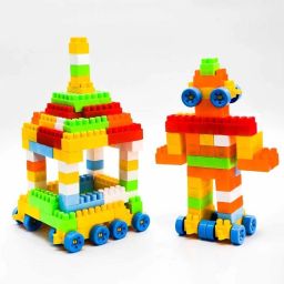 Building Blocks Including Wheels Bricks Block for Kids 50 pcs-image-33