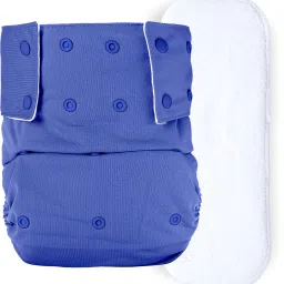 Adult Cloth Diaper "SML" (Waist Size 28-36 inch) + 1 Wet Free Insert (D Blue) Adult Diapers - M - L-image-28