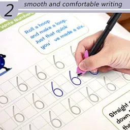 Practice Copy Book Magic Calligraphy Book For Kids 1pen+10refill (set of 4pcs)-image-38