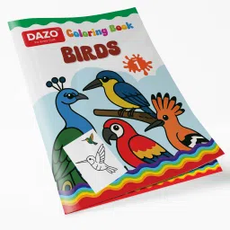 Coloring Book | Birds Drawing | A4 Size, Thick Paper | Kids Age 3 to 5 years Sketch Pad-image-92