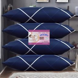 LUXURY Cotton Solid Sleeping Pillow Pack of 4-image-26