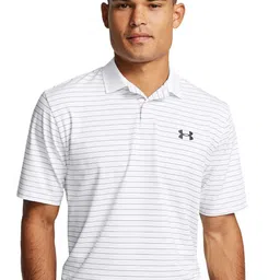 UNDER ARMOUR Matchplay Striped Polo T-Shirt-image-79