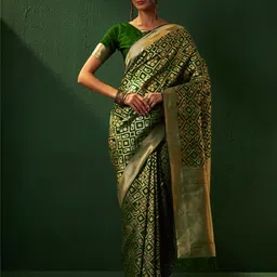 DIVASTRI Woven Design Zari  Designer Banarasi Saree-image-94