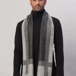 HANDICRAFT PALACE Men Striped Merino Wool Mufflers-image-12