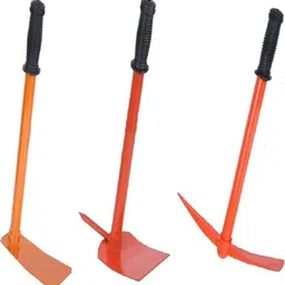 Go Hooked Orange & Black Set of 3 Heavy Duty Tiller & Hand Hoes-2