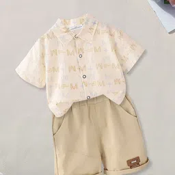 FOREVER FRIDAY Boys Typography Printed Shirt with Shorts-image-35