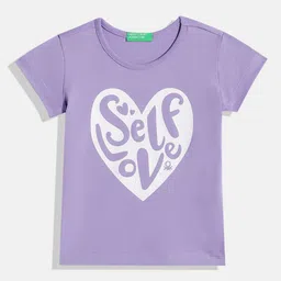 United Colors of Benetton Girls Typography Printed T-shirt-picture-23