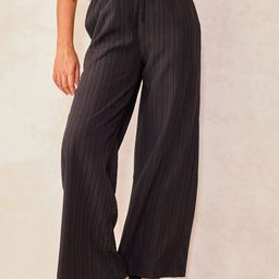 Outzidr Women Loose Fit Striped Wide Leg Trousers-image-85