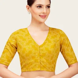 Studio Shringaar Printed Pure Cotton Saree Blouse-31
