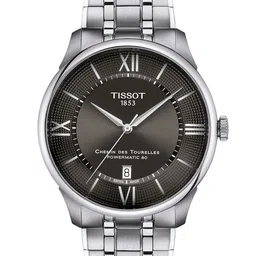 TISSOT Men Bracelet Style Straps Analogue Automatic Motion Powered Watch T1394071106800-picture-32
