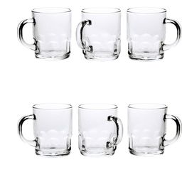 Somil Clear Glass Coffee & Tea Cup / Mug, Enjoy Your Drink in Style, Pack of 6, 200 Ml, 7.2 X 10 X 8.7 CM-image-66