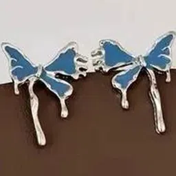 styledose Sterling Silver Butterfly Shaped Studs-picture-6
