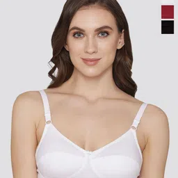 K LINGERIE Pack of 3 Manvi Wirefree Cotton Everyday Bra-picture-51