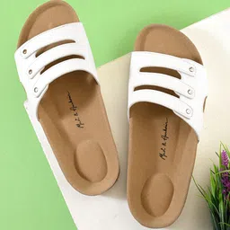 Mast & Harbour Women Fashion Open Toe Flats-picture-37