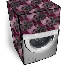 The Furnishing Tree Waterproof PVC Washing Machine Cover Front Loading Compatible for LG, 8.5 Kg, 9-image-63