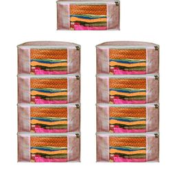 AMAK INC Orange Fabric Multi-Utility Wardrobe Organisers-picture-39