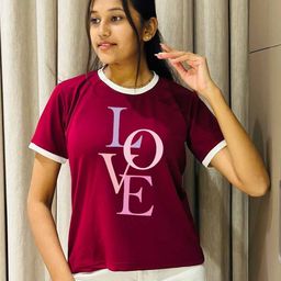 Moda Rapido Women Graphic Printed Round Neck Relaxed Fit T-shirt-image-65