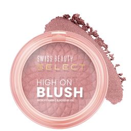 SWISS BEAUTY Select Long-Lasting High On Blush with Vitamin E & Rosehip Oil - Soft Pink 02-76