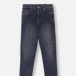 Urbano Juniors Boys Loose Relaxed Fit Heavy Fade Stretchable Jeans-image-77