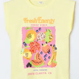 max Girls Graphic Printed Cotton T-shirt-picture-24