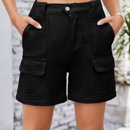 StyleCast Women Slim Fit Denim Denim Shorts-image-99