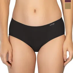Sonari Pack Of 3 Assorted Mid Rise Hipster Briefs-image-10