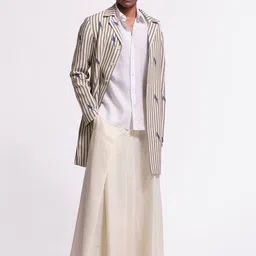 Balance by Rohit Bal Men Cotton Fashion Long Jacket-picture-53