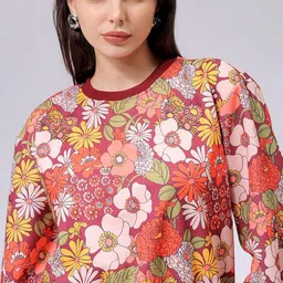 Freehand by The Indian Garage Co Women Printed Sweatshirt-picture-3