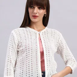 NATURE CRAFT Women Sheer Shrug-picture-25