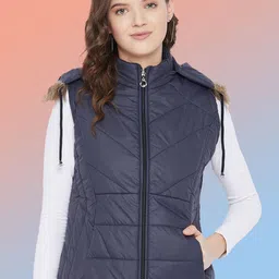 VERO AMORE Hooded Lightweight Sleeveless Padded Jacket-picture-46