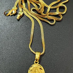 Jemeefly Gold-Plated Circular Pendants with Chains-13