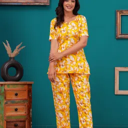 mad fury Printed Pure Cotton Night suit-87