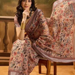 Sangria Floral Printed Saree-55
