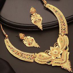 Anouk Women Gold-Plated Alloy Jewellery Set-picture-7