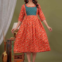 mad fury Floral Print Maternity Maxi Dress-image-82