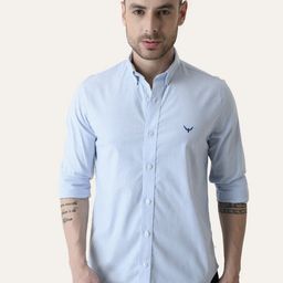 PERCH Men Slim Fit Opaque Striped Casual Shirt-image-94