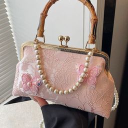 CORSICA Women Embellished Baguette Handheld Bag-image-4