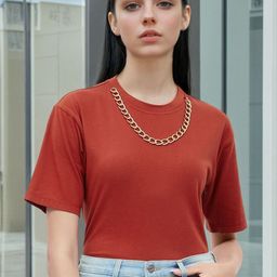 Stylecast X Slyck Women Solid Round Neck Cotton T-shirt-image-41