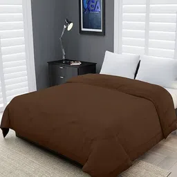 RF RELAXFEEL Brown Checked Heavy Winter 210 GSM Double Bed Comforter-image-99