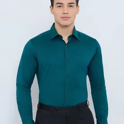 Raymond Men Slim Fit Cutaway Collar Full Sleeve Formal Shirt-image-38