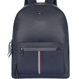 Tommy Hilfiger Unisex Newland Pebbled Leather Laptop Backpack-53