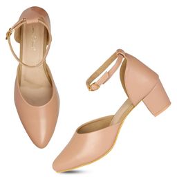 Smart & Sleek Block Sandals with Buckles image 5