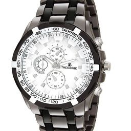 THEODORE Men Embellished Dial & Bracelet Style Straps Analogue Watch TD16093-image-9