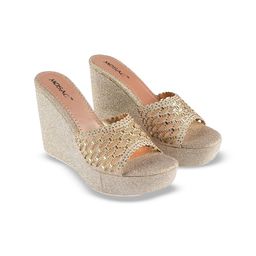 MOSAC Women Party Embellished Wedge Sandals-28
